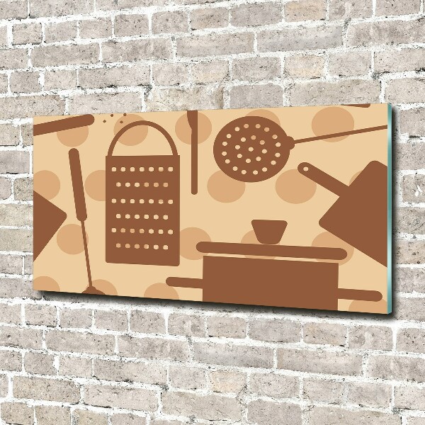 Foto en metacrilato horizontal Utensilios de cocina