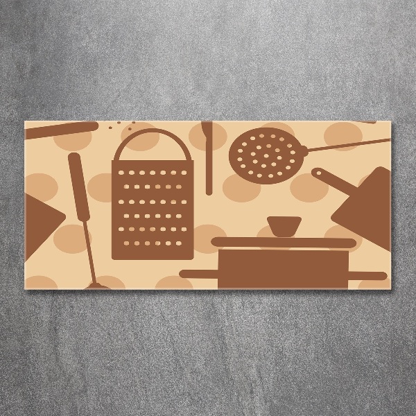 Foto en metacrilato horizontal Utensilios de cocina