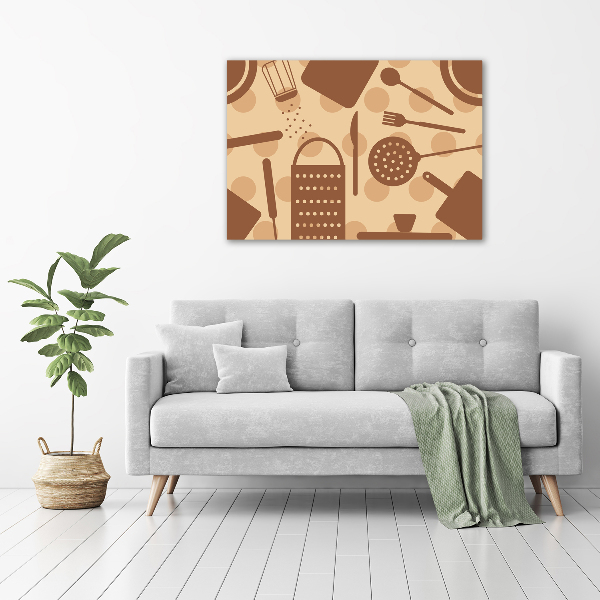 Foto en metacrilato horizontal Utensilios de cocina