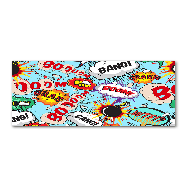 Pintura en acrílico horizontal Historietas