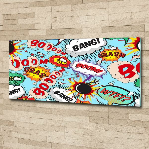 Pintura en acrílico horizontal Historietas