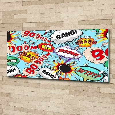Pintura en acrílico horizontal Historietas