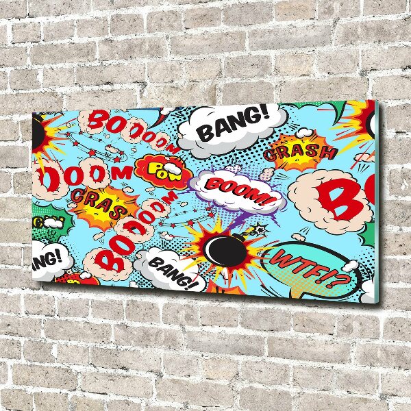 Pintura en acrílico horizontal Historietas
