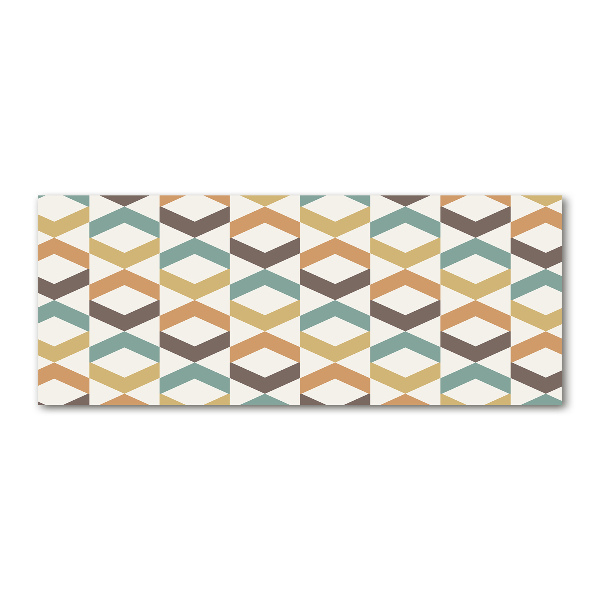 Pintura en acrílico horizontal Fondo retro