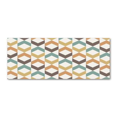 Pintura en acrílico horizontal Fondo retro