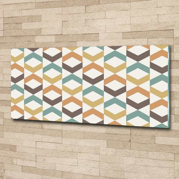 Pintura en acrílico horizontal Fondo retro