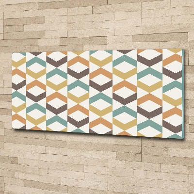 Pintura en acrílico horizontal Fondo retro