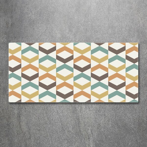 Pintura en acrílico horizontal Fondo retro