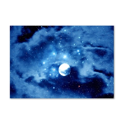 Cuadro acrílico horizontal Luna llena