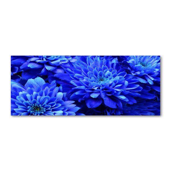 Cuadro metacrilato horizontal Aster azul