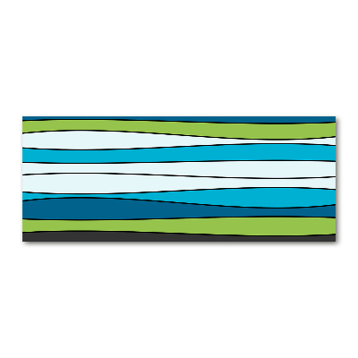 Foto en metacrilato horizontal Rayas de colores