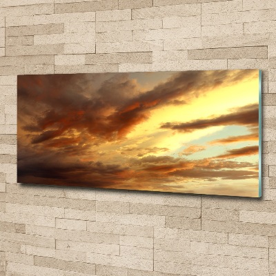 Pintura en acrílico horizontal Amanecer