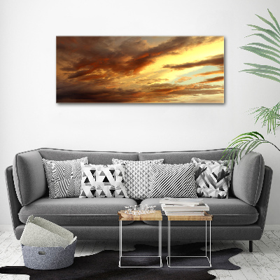 Pintura en acrílico horizontal Amanecer