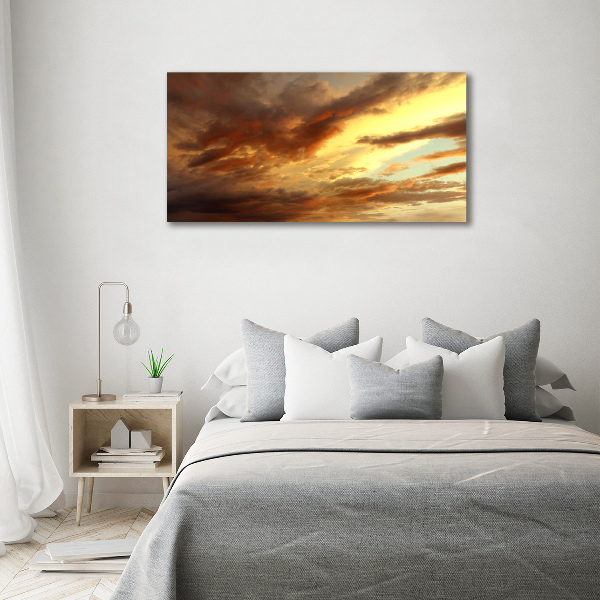 Pintura en acrílico horizontal Amanecer