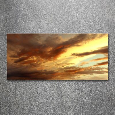 Pintura en acrílico horizontal Amanecer