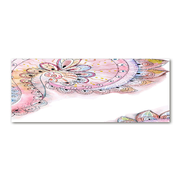 Pintura en acrílico horizontal Patrón abstracto