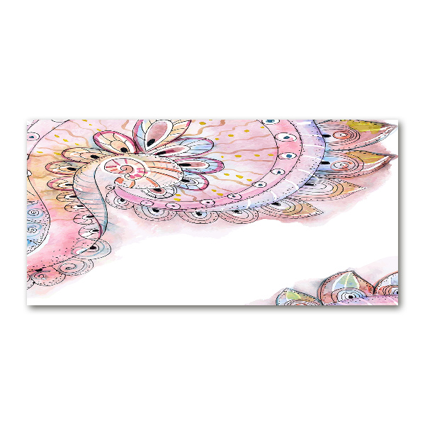 Pintura en acrílico horizontal Patrón abstracto