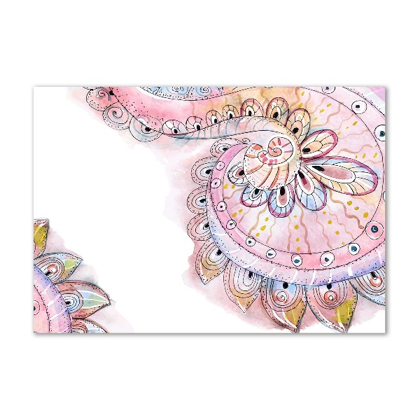 Pintura en acrílico horizontal Patrón abstracto