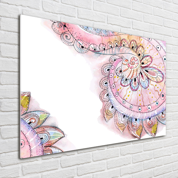 Pintura en acrílico horizontal Patrón abstracto