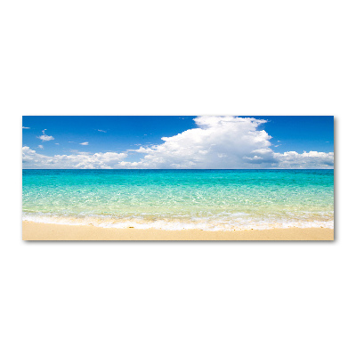Foto obraz szkło akryl Rajska plaża