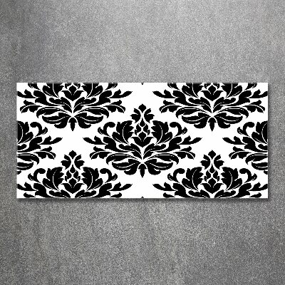 Pintura en acrílico horizontal Fondo de adornos