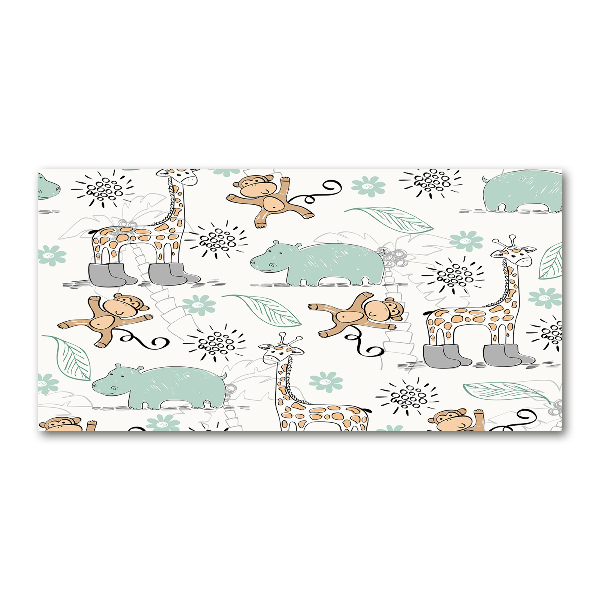 Cuadro metacrilato horizontal Animales