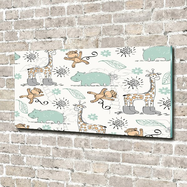 Cuadro metacrilato horizontal Animales