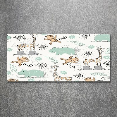 Cuadro metacrilato horizontal Animales