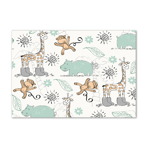 Cuadro metacrilato horizontal Animales