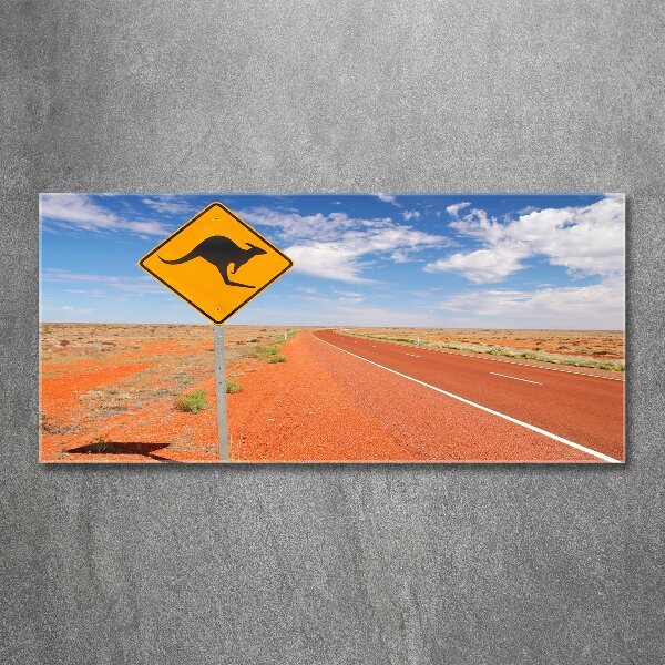 Foto en metacrilato horizontal Carretera en Australia