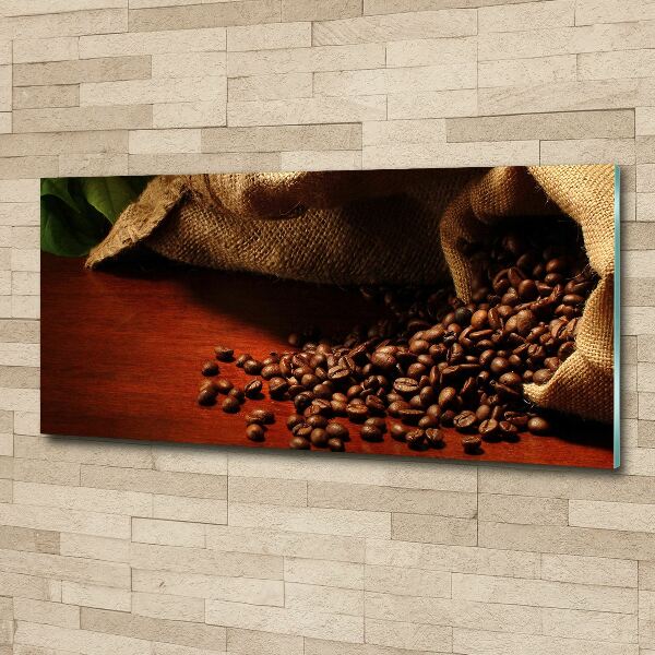 Foto en metacrilato horizontal Granos de café