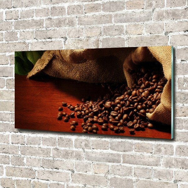 Foto en metacrilato horizontal Granos de café
