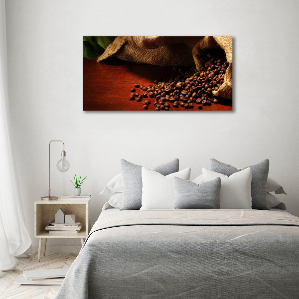 Foto en metacrilato horizontal Granos de café