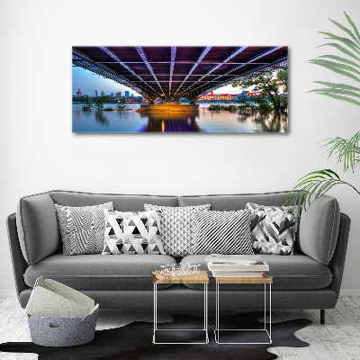 Cuadro metacrilato horizontal Puente en Varsovia