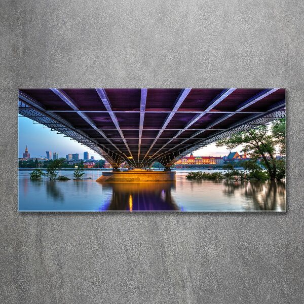 Cuadro metacrilato horizontal Puente en Varsovia
