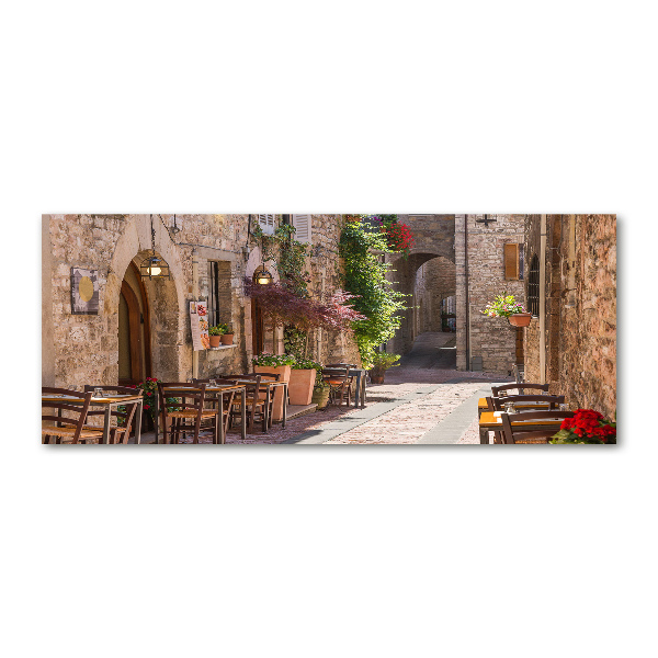 Cuadro metacrilato horizontal Calle italiana