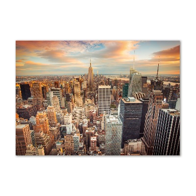 Foto en metacrilato horizontal Vista aérea de Nueva York