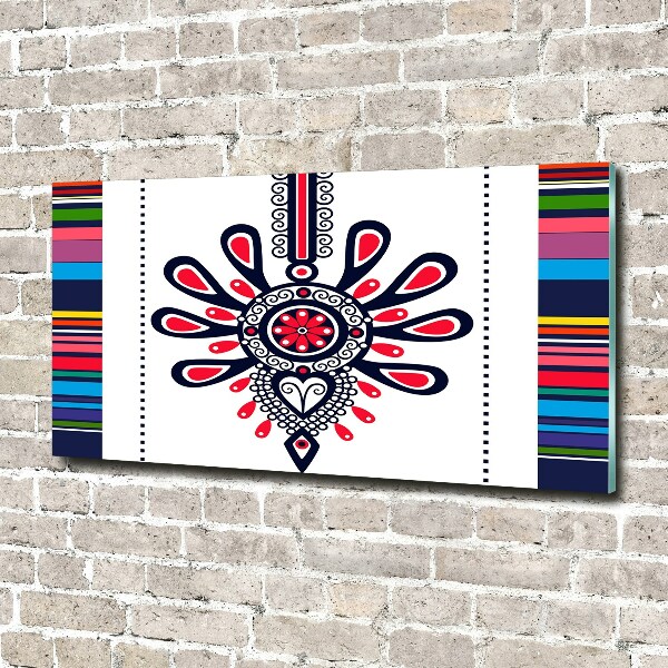 Foto en metacrilato horizontal Patrón popular polaco