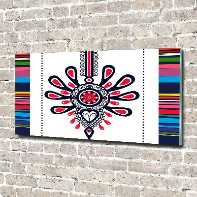 Foto en metacrilato horizontal Patrón popular polaco