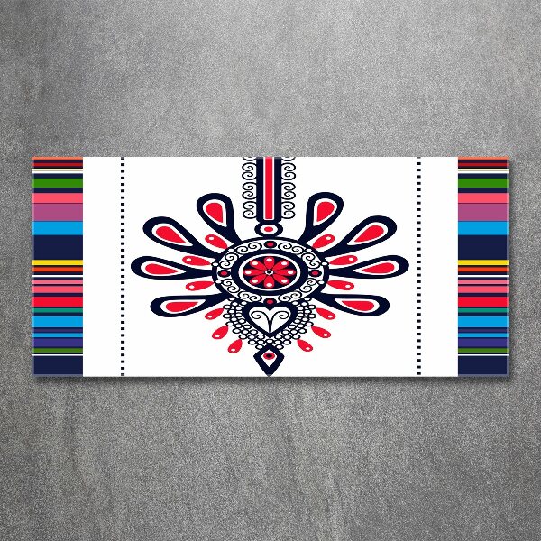 Foto en metacrilato horizontal Patrón popular polaco