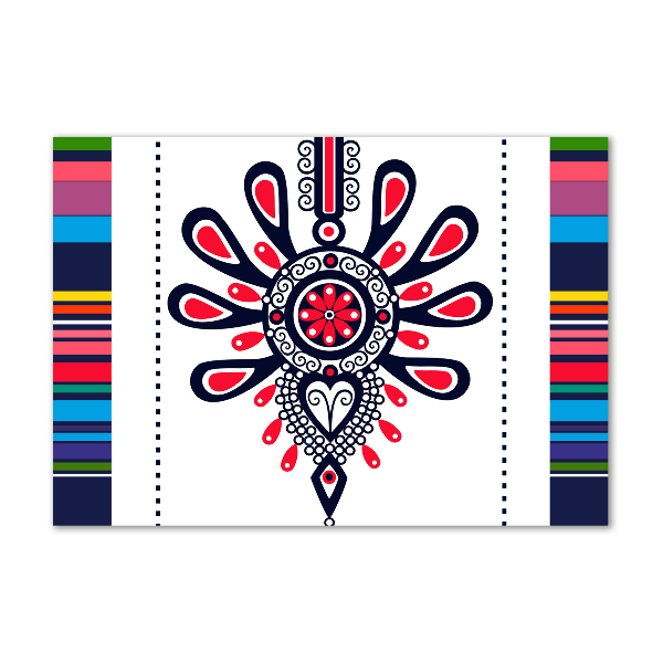 Foto en metacrilato horizontal Patrón popular polaco