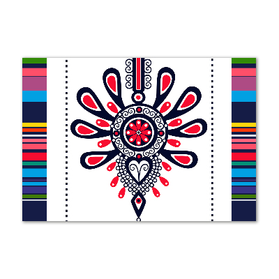 Foto en metacrilato horizontal Patrón popular polaco