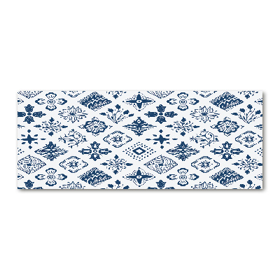 Cuadro metacrilato horizontal Patrón floral