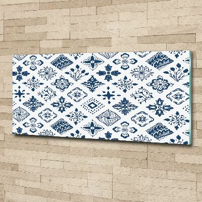 Cuadro metacrilato horizontal Patrón floral