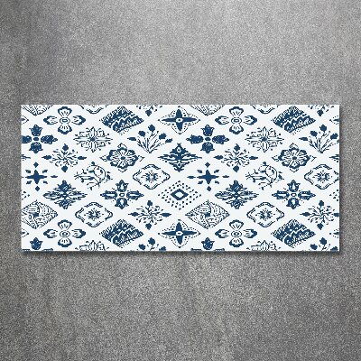 Cuadro metacrilato horizontal Patrón floral