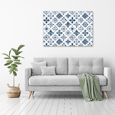 Cuadro metacrilato horizontal Patrón floral