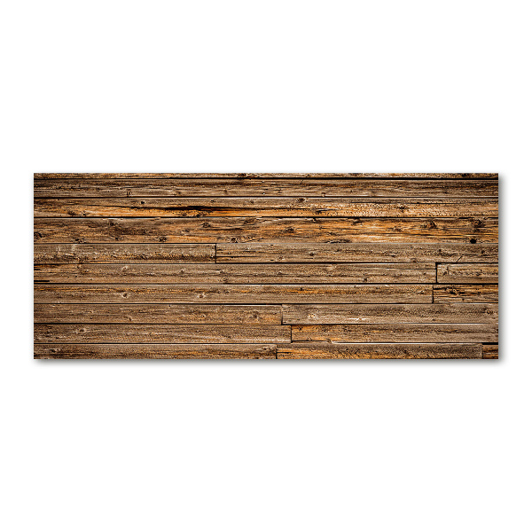 Cuadro acrílico horizontal pared de madera