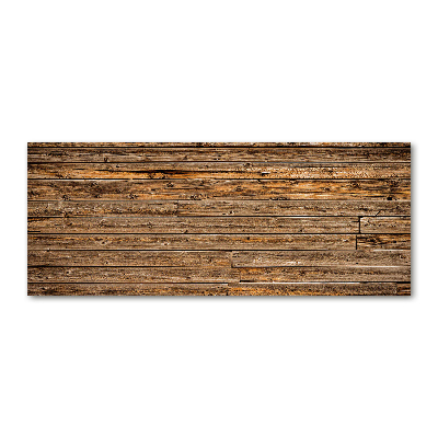 Cuadro acrílico horizontal pared de madera