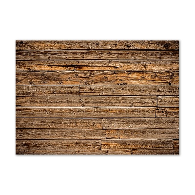 Cuadro acrílico horizontal pared de madera