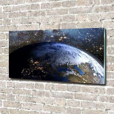 Cuadro metacrilato horizontal Planeta Tierra